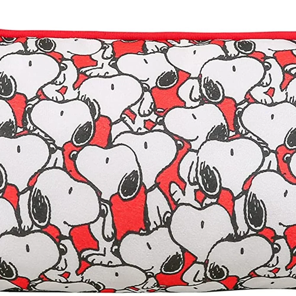 Peanuts Snoopy Plush Washable Cuddlier Dog Or Cat Bed Red Elevated Non Skid New